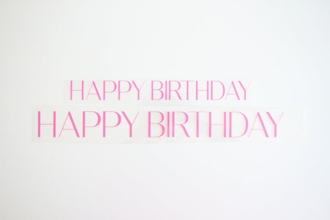Happy Birthday