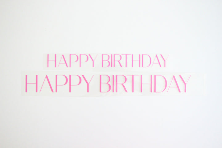 Happy Birthday